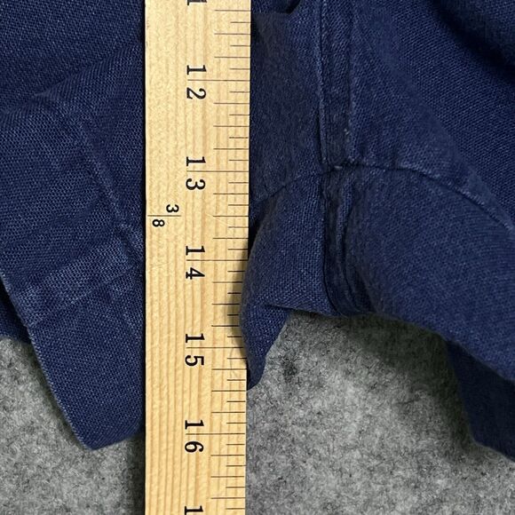 Vintage Patagonia Chino Shorts Mens Tag 38 Fit 36 Blue Double Pleat Evenly Faded - Picture 8 of 14